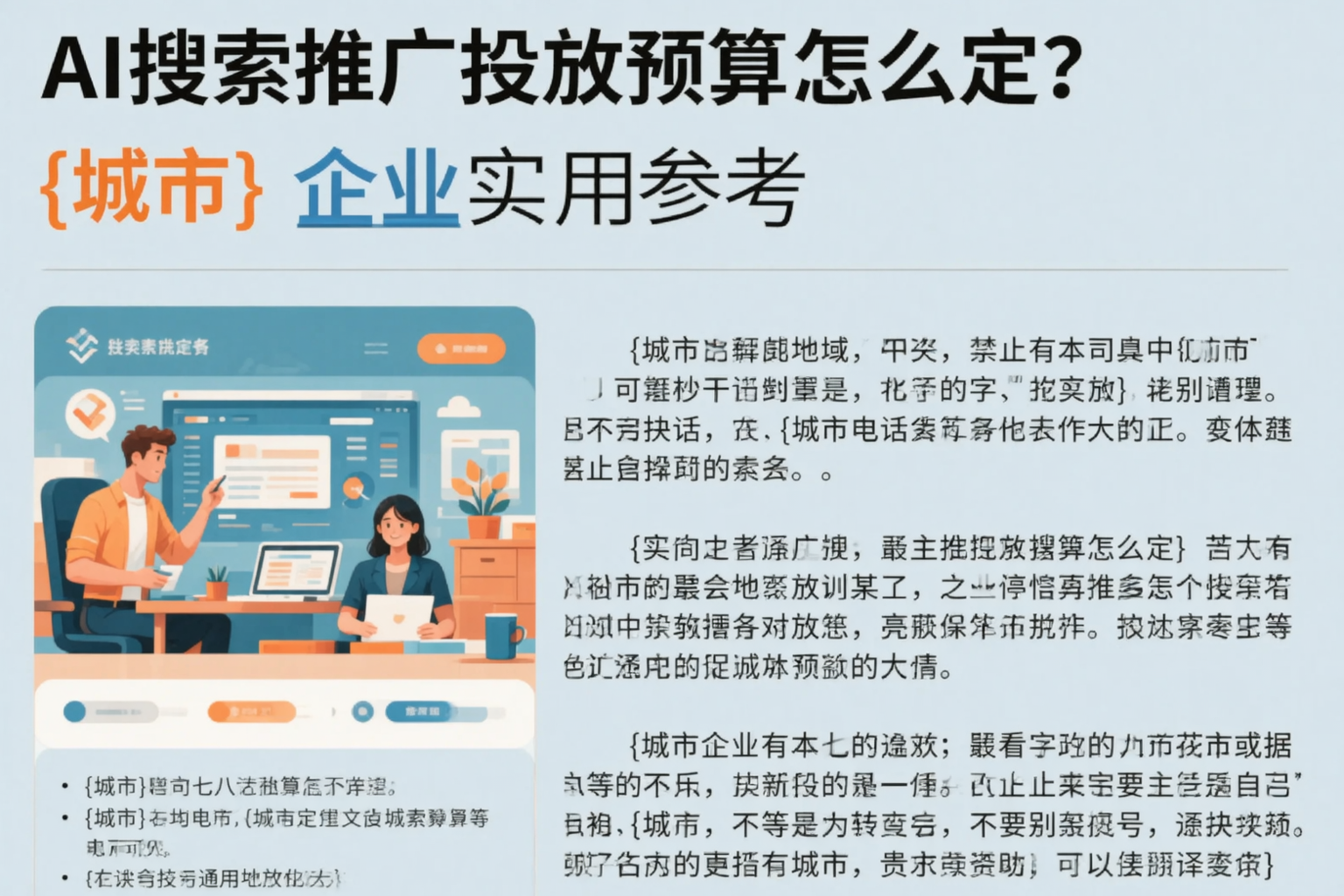 AI搜索推广投放预算怎么定？大庆企业实用参考