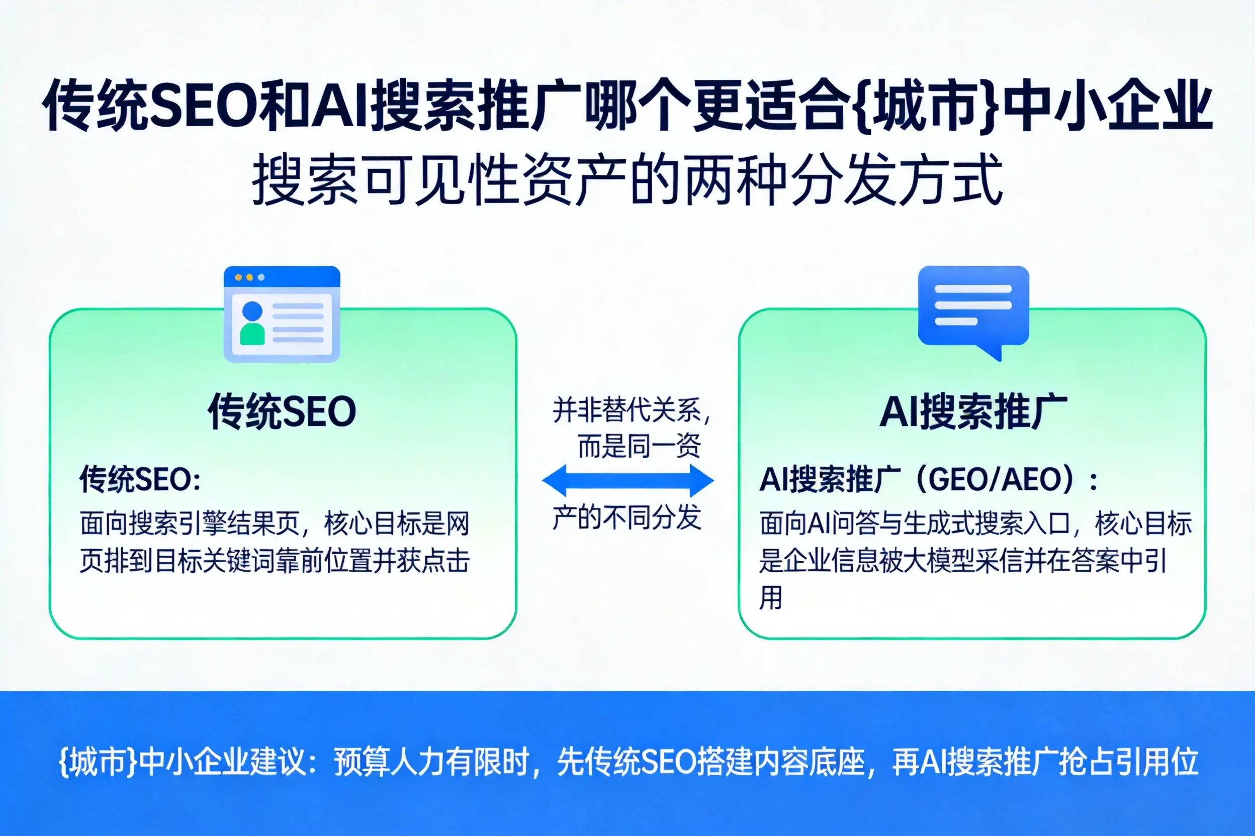 传统SEO和AI搜索推广哪个更适合大庆中小企业