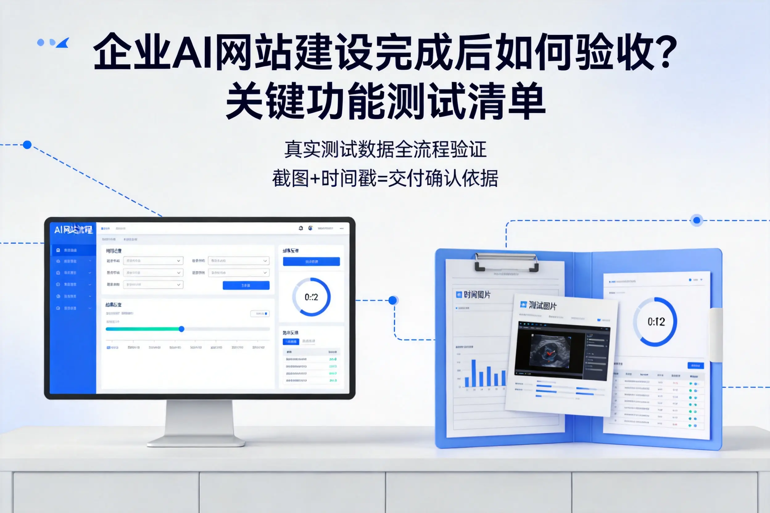 大庆企业AI网站建设完成后如何验收?关键功能测试清单